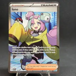Iono SVP124 Pokemon Scarlet & Violet Black Star Promo NM - Image 2