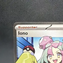 Iono SVP124 Pokemon Scarlet & Violet Black Star Promo NM - Image 4