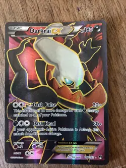 Pokemon TCG - Darkrai EX Full Art - XY Breakpoint - 118/122 Pokemon 2016 NM/LP - Image 1