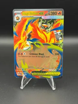 Mega Emboar ex 035 Holo Promo ME: Mega Evolution Promo Pokemon Near Mint - Image 1