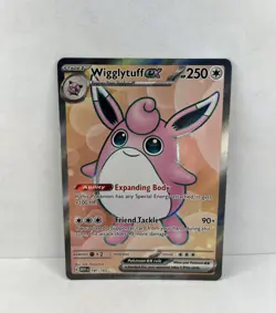 Pokemon TCG Scarlet & Violet 151 Wigglytuff ex Holofoil Ultra Rare 187/165 NM - Image 1