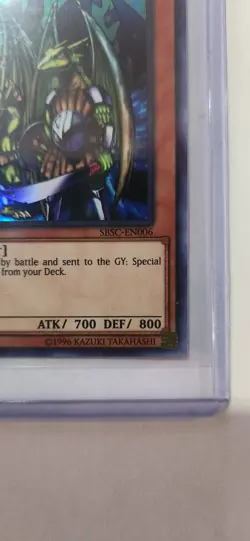 Yu-Gi-Oh! Troop Dragon Card ATK 700 DEF 800 HOLO 1st Edition Sbsc-en006 Speed - Image 3