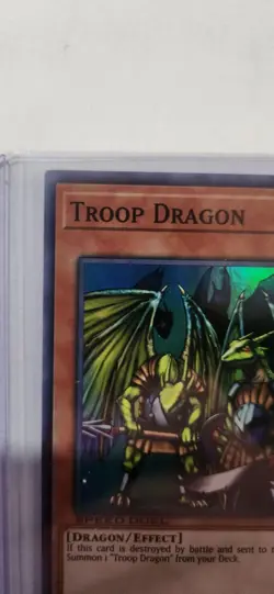 Yu-Gi-Oh! Troop Dragon Card ATK 700 DEF 800 HOLO 1st Edition Sbsc-en006 Speed - Image 5