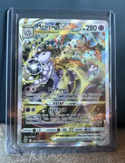Mewtwo VSTAR GG44/GG70 Crown Zenith Galarian Gallery FA Holo English - Image 1