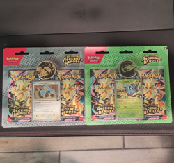 Pokemon TCG Ascended Heroes 2-Pack Blisters Larry and Erika Set Sealed/New - Image 1