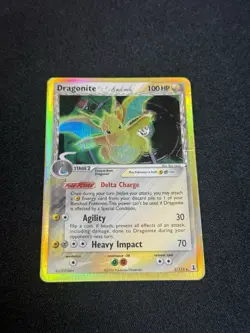 Dragonite Delta Species Holo Rare Pokemon EX Delta Species - 3/113 DMG - Image 2