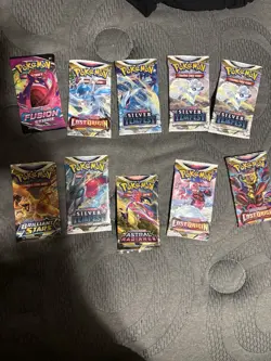 Pokemon TCG Sword & Shield Booster Pack Lot 10 Packs English (UNOPENED) - Image 2