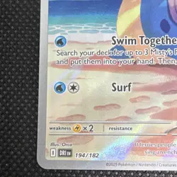 Pokemon The Pokemon Company Misty's Lapras 194/182 Destined Rivals Illustration… - Image 5