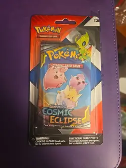Pokemon TCG Cosmic Eclipse/Chilling Reign2 Pack Blister with Pin. Sealed. - Image 2