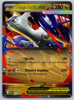 Pokemon TCG Mega Latias ex 011 ME: Mega Evolution Promo - Image 1