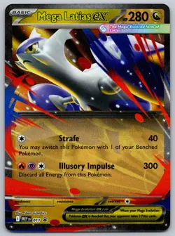 Pokemon TCG Mega Latias ex 011 ME: Mega Evolution Promo - Image 1