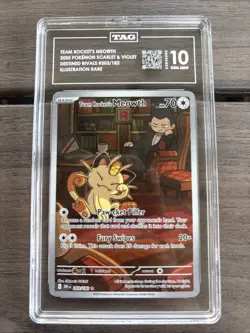 Team Rocket’s Meowth 203/182 - Destine Rivals - TAG 10 Pokemon TCG - Image 1