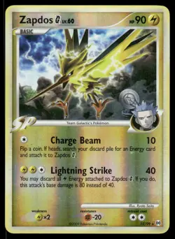 Zapdos G 12/99 Holo Holo Rare Arceus Pokemon Reverse Holo Lightly Played - Image 1