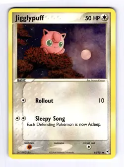 Jigglypuff Hidden Legends #63 (2004) Common NM Pokemon - Image 1