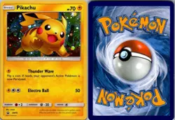 Pikachu SM76 Holo Promo Sun & Moon Promo Pokemon Near Mint - Image 1
