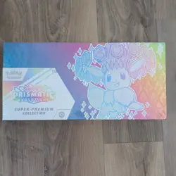 Pokemon TCG Scarlet & Violet Prismatic Evolutions Super-Premium Box Eevee - Image 1