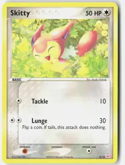 Skitty 6/10 EX Trainer Kit Latias Pokemon Lightly Played - Image 1