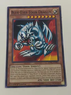 Yugioh - Blue-Eyes Toon Dragon x 3 - 1st Edition NM - Plus Free Holographic Card - Image 4
