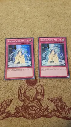 2x LP Spiritual Water Art - Aoi AP02-EN012 Astral Pack 02 Super Holo - Image 1