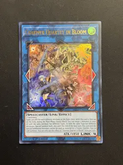 YuGiOh! BLZD-EN050 Charmer Quartet in Bloom Ultra Rare NM - Image 1
