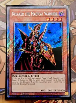 Breaker the Magical Warrior (Platinum Secret Rare) - RA03-EN125 - Yu-Gi-Oh TCG - Image 1