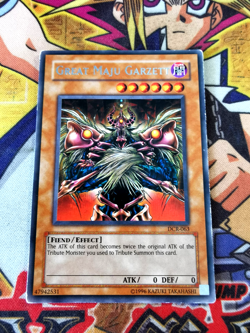 Great Maju Garzett dcr-063 *OG PRINT* Unltd Ed (MP) Rare Yu-Gi-Oh! - Image 1
