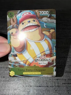 Carte One Piece Tony Tony. Chopper P-089 Promo Holo Regionals 25-26 English Card - Image 3