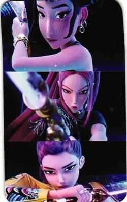ZOEY RUMI MIRA HUNTR/X KPOP DEMON HUNTERS The Kpop Star Lomo Collectible Card - Image 1