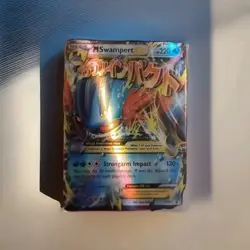 Pokemon M Swampert EX Holo Rare Card XY87 XY Mega 2016 - Image 1