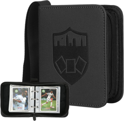 Mini Card Binder 80 Pockets Trading Card Binder Premium Small - Image 1