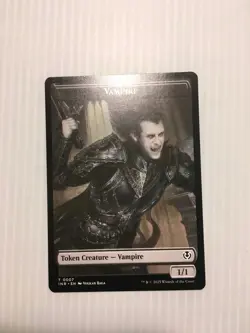 MTG Vampire / Vampire Double-Sided Token. Foil. Innistrad Remastered. NM - Image 1