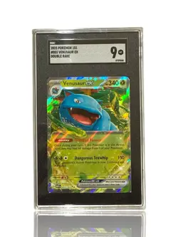 ‼Pokemon Venusaur ex 003/165: Scarlet & Violet 151 Holo GRADE 9! FAST SHIP!💨 - Image 1
