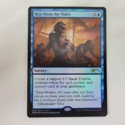 1x MTG FOIL Rise From The Tides Friday Night Magic FNM Promo NM Near Mint - Image 3