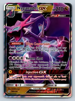 Naganadel GX 160/236 - SM - Unified Minds - NM - Pokemon TCG - Image 1