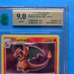 2019 Pokemon Fall Collector's Chest Charizard BS Promo SM226 MNT 9.0 not PSA - Image 3