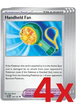 4x Handheld Fan 150/167 Pokemon TCG Playset SV06: Twilight Masquerade - Image 1