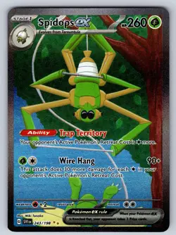 Spidops ex 243/198 Special Illustration Rare Scarlet & Violet Near Mint - Image 1