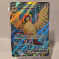 The Pokemon Company Pokemon TCG Pidgeot ex 217/197 SV03 Ultra Rare Holo FA EN - Image 1