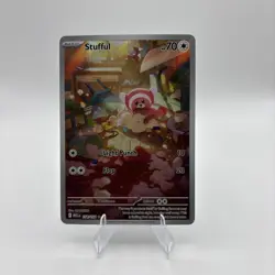 Stufful 154/132 Illustration Rare Mega Evolution Pokemon Holo Near Mint - Image 1