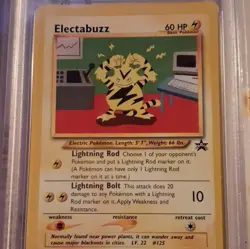 Pokemon 2002 Black Star Promo Electabuzz #46 PSA 9 Pokemon League English - Image 3