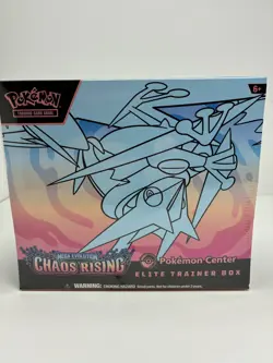 Pokemon Chaos Rising Pokemon Center ETB Elite Trainer Box Factory Sealed New - Image 1