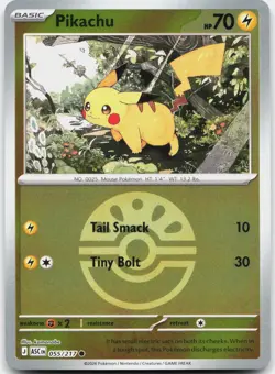 Pikachu (Friend Ball) 055/217 Holo Common Ascended Heroes Pokemon Near Mint - Image 1