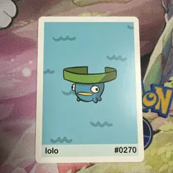 Pookiemoot Gen 3 - Lolo (Lotad) #0270 - Pokemon Fan Art Non TCG - Image 1