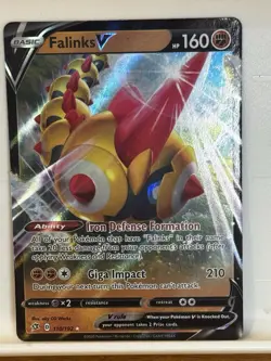 Falinks V 110/192 Ultra Rare Holo SWSH02: Rebel Clash NM Pokemon - Image 1