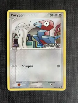 Pokemon TCG Porygon EX Delta Species 80/113 Reverse Holo Common - NM - Image 1