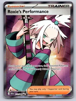 Roxie's Performance 112/086 Ultra Rare ME04: Chaos Rising Pokemon Near Mint - Image 1