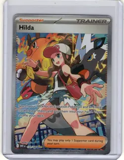 2025 Pokemon Hilda White Flare Holo Special Illustration Rare 171 WHT EN TCG SIR - Image 1