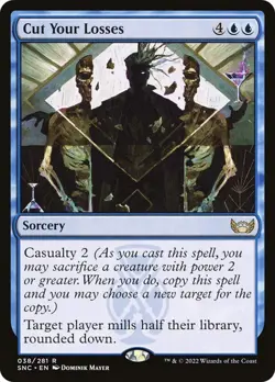 MTG Cut Your Losses - [SNC] Streets of New Capenna #38 RARE - Near Mint Regular - Image 1