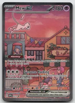 Mew ex 053 Holo Promo Scarlet & Violet Promo Pokemon Holo Near Mint - Image 1