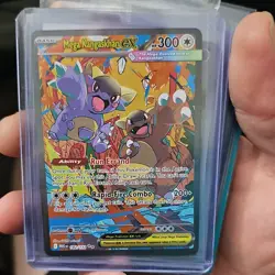 Pokemon Co. Mega Kangaskhan EX 182/132 Evolutions Secret Rare Full Art Holo EN - Image 1